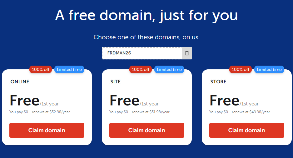 Namecheap Free Domain Registration!